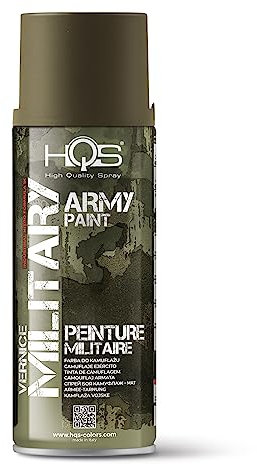 HQS – Lackspray matt 400 ml – Army Camouflage Military Military (Schilfgrün)