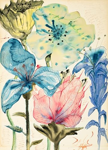 Carta di riso ‘Fleurs’, 29 x 40cm (1pc) - per decoupage di poster per mobili da CRAFT KREATIVELY