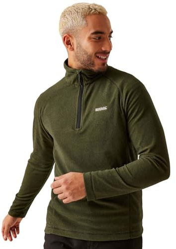 Regatta Montes Mini Stripe Leichtes Fleece-Sweatshirt mit Halblangem Reißverschluss für Herren