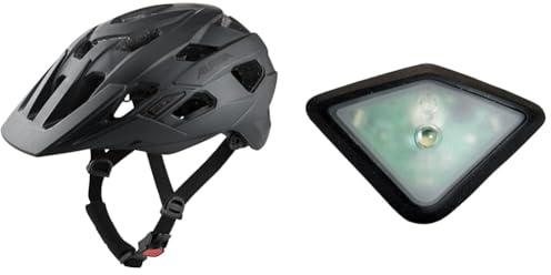 ALPINA ANZANA - Optimal Anpassbarer, Leichter & Sicherer Fahrradhelm & Plug-IN-Light - LED Fahrradhelmlicht, Passend für: ALPINA ANZANA & FEDAIA, transparent, One Size.