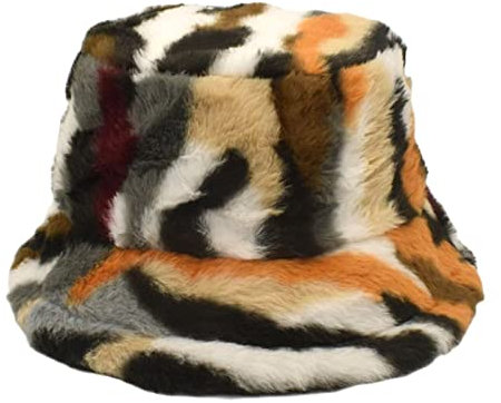 Damen-Fischerhut mit Schnüren, Camouflage, für Herbst und Winter, niedlich, warm, C, M