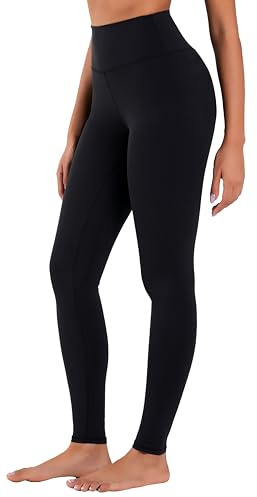 Sunzel Sunlissia High Waisted Leggings for Women, Tummy Control Compression Yoga Pants, Workout Leggings for Gym, Running & Everyday Wear, 28 Inseam, Black, Medium