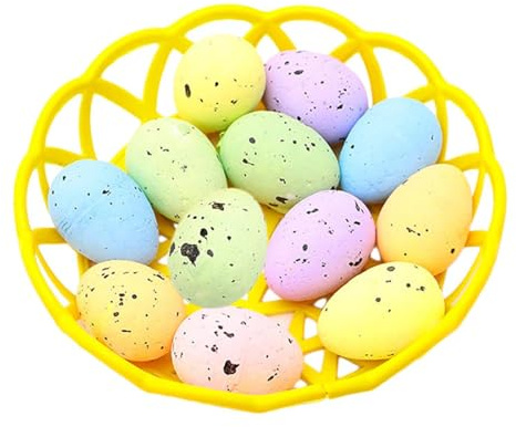 wueiooskj Confezione da 12 uova di Pasqua fai da te, decorazioni, attività divertenti per bambini e adulti, disegno e scrittura, ecc.