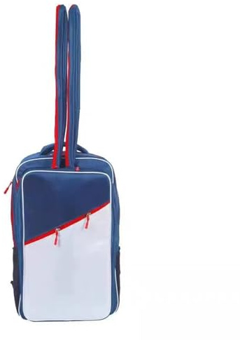 YEQING Fechtrucksack für Florett/Degen/Säbel, Geräumige 2-in-1-Tasche mit Verstellbaren Gurten, Maskenfach und Seitlichen Netztaschen(Blue)