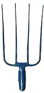 Keyman Forca Per Letame 4 Denti In Acciaio Forgiato.
