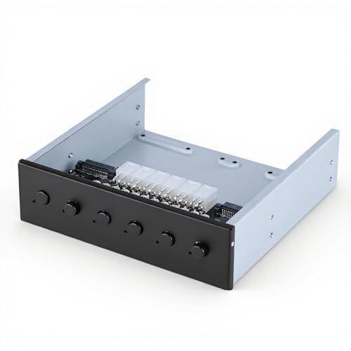 Richer-R HDD Power Control Switch, 2.5 Zoll Festplattenlaufwerk SATA Drive Switcher 6 selbstsichernde Schalter Steuerung IDE 2xSATA 15Pin Umschalter für Desktop PC Computer