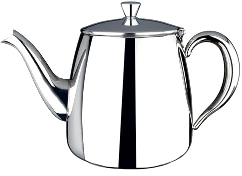 Café Olé Premium 8-10 Mug Stainless Steel Teapot, 1990ml