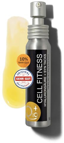 Uniq10ue Cell Fitness Serum – Anti-Falten Serum mit Syn-Tacks Peptiden, Hyaluron & Q10 (50-fach dosiert) – sichtbar straffend & hydratisierend für Gesicht & Hals– vegan – Made in Germany – 35ml