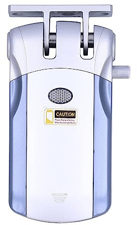 Electronic Intelligent Door Lock Kit, WiFi Invisible Electronic Lock Anti‑Theft Device with 4 Remote Controls Keyless Entry Home Security for TUYA Access Control System for Home