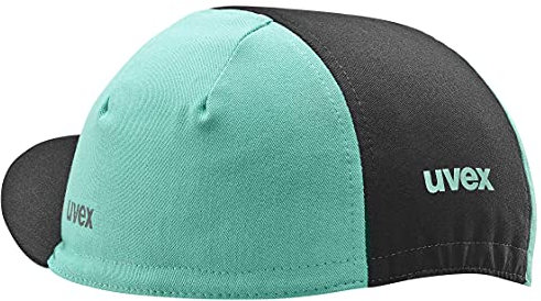 uvex cycling cap Fahrradmütze - atmungsaktiv & schnelltrocknend - Schützt vor Sonne & Insekten - aqua - black - S-M