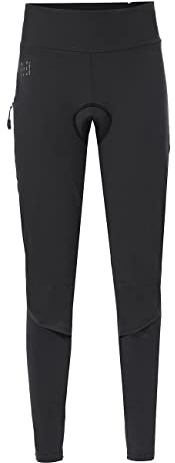 VAUDE Women's Kuro Warm Hybrid Tights - Radhose Damen - warme Radhose - inklusive Sitzpolster