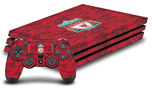 Head Case Designs Officially Licensed Liverpool Football Club Crest Red Camouflage Art Vinyl Sticker Gaming Skin Decal Compatible With Sony PlayStation 4 PS4 Pro Console and DualShock 4 Controller