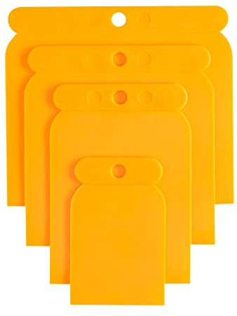 HARDY Spatel Flip-Flops Kunststoff 4-teiliges Set zum Ausbessern von Löchern Unebenheiten Knopf Strapazierfähig Leicht zu Reinigen Präzise