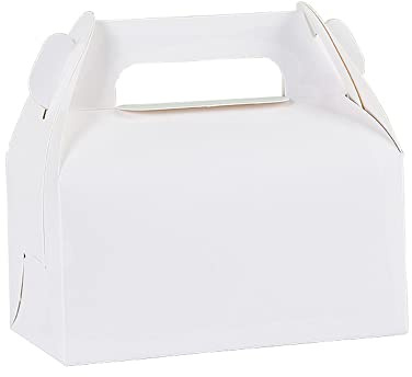Geschenkboxen 25-Pack 6.3x3.5x3.2in Falten Kraftpapier Boxen Brautjungfern Vorschlag Box Cupcake Boxen Einfache Montage Boxen mit Deckel für Hochzeit Geburtstagsfeier Weihnachten (mit Papierfach)