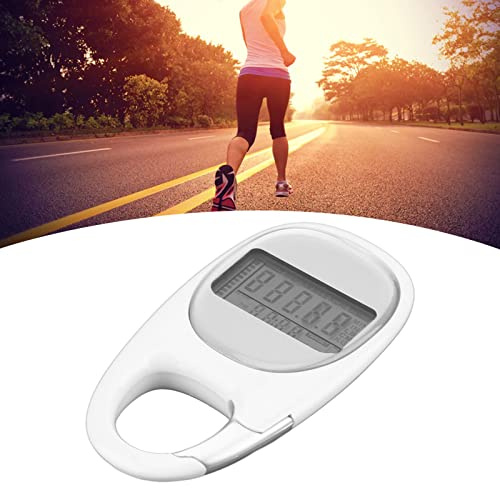Podomètre à Mousqueton Simple avec écran LCD Clair, Mode D'économie D'énergie pour les Sports de Plein Air, adapté aux Adultes et aux Enfants