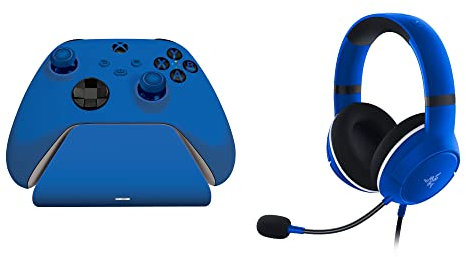 Razer Essential Duo Bundle für Xbox: Kaira X kabelgebundenes Headset und universeller Schnellladeständer für Xbox-Controller, Farbe passend zu Offiziellen Xbox-Serie X|S-Controllern (separat