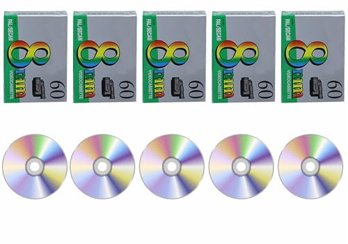 Déversement, transfert vidéo Hi8 ou 8 mm vers Pendrive ou Dvd. (5 cassettes vidéo sur DVD)