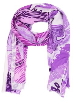QUEEN HELENA Sciarpa Leggera Fantasia Foulard Morbido Colorato Casual Donna SC024-3