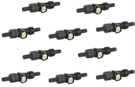 10x Benzinschlauch Schnelltrennkupplung 8mm – Universal Kraftstoffleitung Verbinder passend für Roller, Scooter, Moped & Motorrad