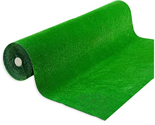 Kunstrasen 1 x 3 m Höhe 7 mm 4 Heringe inklusive Kunstrasen Rasen Garten Pool Balkon