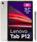 Lenovo Tab P12, Tablet display 3K da 12.7 Processore MediaTek Dimensity 7050, RAM 8GB, Memoria 256GB, WiFi 6, Tablet Android 13, Oat Grey, Pen inclusa