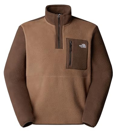 THE NORTH FACE YUMIORI 1/4 Zip Fleece 2025 Smokey Brown/Clay Grey/Summit Gold