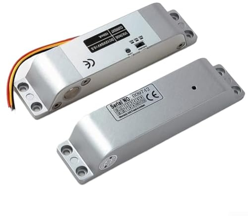YUANGANG Elektrisches Riegelschloss, Riegelschloss aus Aluminiumlegierung, Türriegel zur Erhöhung der Sicherheit an Gartentoren, Türen