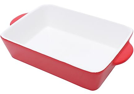 Ciieeo Teglia Da Forno Per e Forno Pirofila Per Dolci e Piatti Utensili Terracotta Resistente