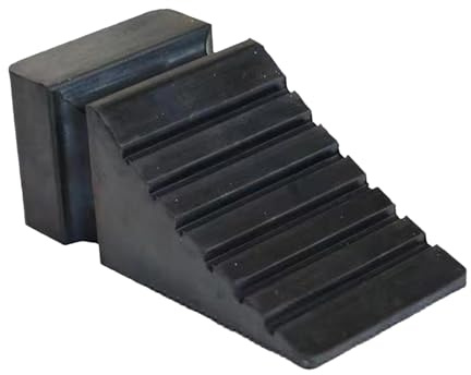 Tapón De Goma Para Neumáticos - Bloques De Ruedas, Tope De Estacionamiento, Accesorios Para Remolques De Viaje | Bordillo De Estacionamiento, Cuña De Rueda, Topes De Neumáticos Para Remolques De Viaje