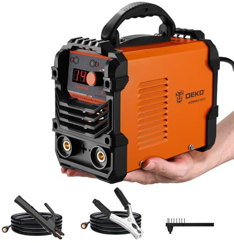 Mini poste a Souder：DEKO 140A 220V MMA Poste a Souder ARC Pour soudage de métal, bricolage,réparation de bicyclette-machine à souder portable pour les soudeurs