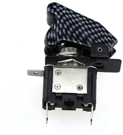 GLEAVI Copertura Di Accensione A Levetta in Stile Aeronautico Da 12 V E 20 A Con Luce A Led Per Yacht Da Regata