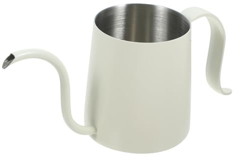Mikinona Cafetera De Goteo Cuello De Cisne Cafetera De Acero Inoxidable Mini Tetera Para Oficina Tetera De Acero Inoxidable Para Preparar Cafetería