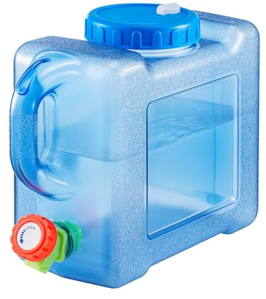 Trintion Wasserkanister mit Hahn und Schraubdeckel Wasserbehälter Trinkwasser Behälter, Wassertank für Wandern Camping Picknick Wohnwagen