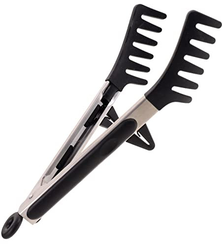 PRETYZOOM Pinzas Multifunción Para Pasta y Alimentos 23 Cm Silicona Resistente Al Calor Práctico Clip Para Cocina Hogar Limpieza Fácil Uso Diario