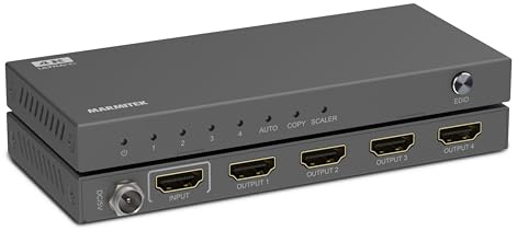 Marmitek Split 614 Pro - Splitter HDMI 4K60 1 Entrada 4 Salidas UHD HDR