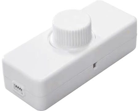 Regulador de intensidad de cable, 1 banda, interruptores de atenuación fáciles de usar, fácil de usar, para lámpara incandescente LED regulable, luz de bordes traseros