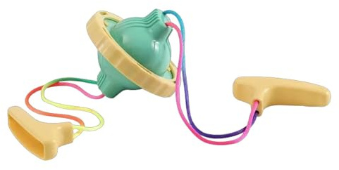 Frullatore per uova - Strumento manuale per rimescolare le uova, gadget da cucina per frullare a rotazione, dispositivo per mescolare con cordino, attrezzatura per la distribuzione del tuorlo, accesso