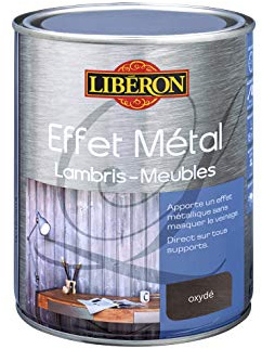 LIBERON Effet métal pour meubles et lambris, Oxydé, 1L
