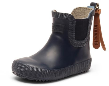 Bisgaard Rubber Boot Baby Botte de pluie Mixte enfant, Bleu, 25 EU