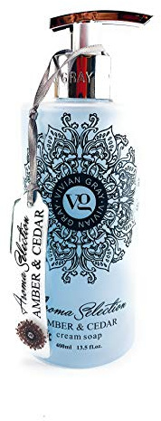 UUC Vivian Gray Aroma Selection Cream Soap in Amber & Cedar