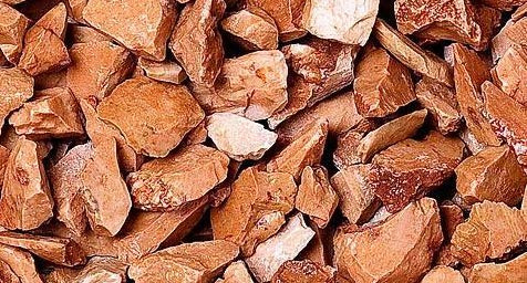 WUEFFE Graniglia di Marmo Rosso Verona 8/12mm - Sacchi da 25 kg - Sassi Pietre Giardino (4 Sacchi da kg.25)