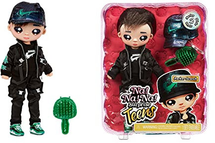Na! Na! Na! SurpriseTeens Modepuppe - Sammlerpuppe - 28 cm weiche Boy-Stoffpuppe, inspiriert durch Drachen - P. Scorch