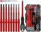 HORUSDY Lot de 10 tournevis isolés 1000 V - Embouts magnétiques tout-en-un - Tournevis d'électricien - Phillips et fente