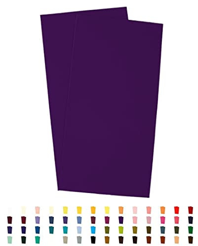 Sandras-Bastelladen 2er Set Kerzen Verzierwachsplatten - 200 x 100 x 0,5mm Lila