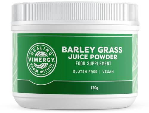 Vimergy USDA Organic Barley Grass Juice Powder, Trial Size - 30 Servings - Super Greens Powder Contains Iron, Vitamin C, & Vitamin E - Non-GMO, Gluten-Free, Vegan & Paleo - Daily Greens Booster (120g)