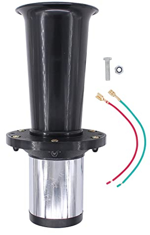 Doo Engy Retro Hupe Signalhorn Antik alte Oldtimer-Hupe Fanfare 12V 110dB mit Oldtimer Klang universal schwarz für Auto Motorrad Antik Vintage klassische Fahrzeuge