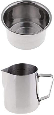 barenx 2X Stainless Steel Wax Enamel and Casting Kettle Double Kettle Bottom for The