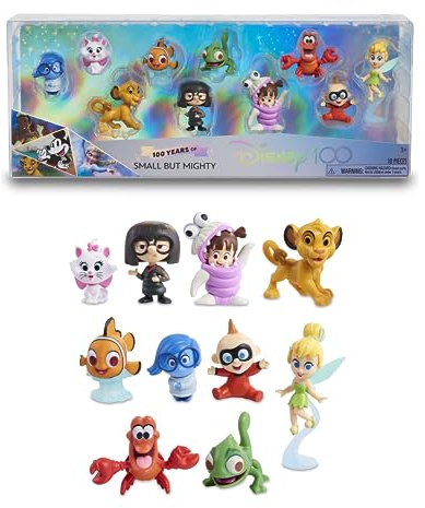 Famosa Disney 100 Small But Mighty, Sammelspielzeug mit Disney-Charakteren, enthält 8 Verschiedene Figuren, 100% offizielle Lizenz, 12 zum Sammeln, 3 Jahre, (DED16800)