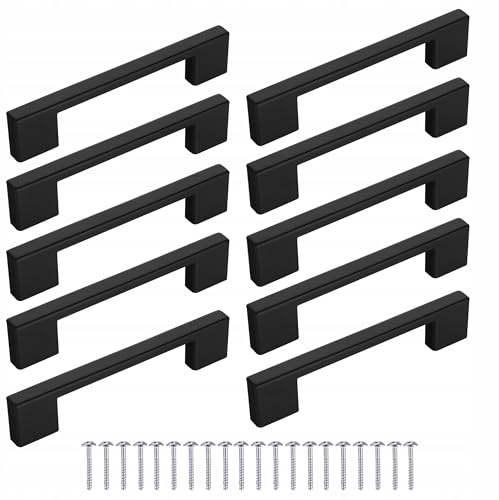 Meblando Möbelgriffe 10-teiliges Set, universal schrankgriffe - Breite 96mm und 128mm, Länge 137mm, griffe für küchenschränke, griffe möbel, hochwertige Küchentürgriffe, Schubladengriffe