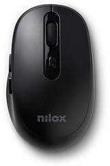 Nilox NXMOWI4001 Mouse Wireless, Mouse Senza Fili con Selettore DPI fino a 3200 DPI, 6 Pulsanti e Sensore Ottico, Wireless Mouse con Distanza Operativa 10m, Compatibile con Windows/Linux/Mac